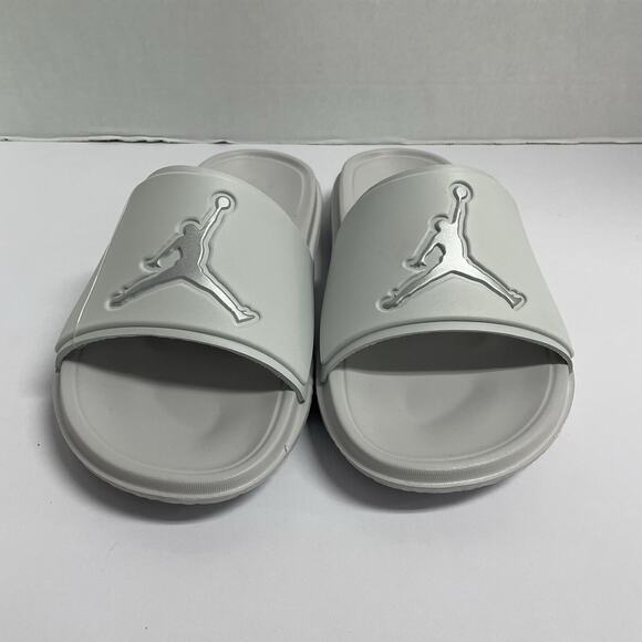 Jordan Jumpman Slide Neutral Grey Metallic Silver FQ1598 002 Size 9 Men Sandal main image 6